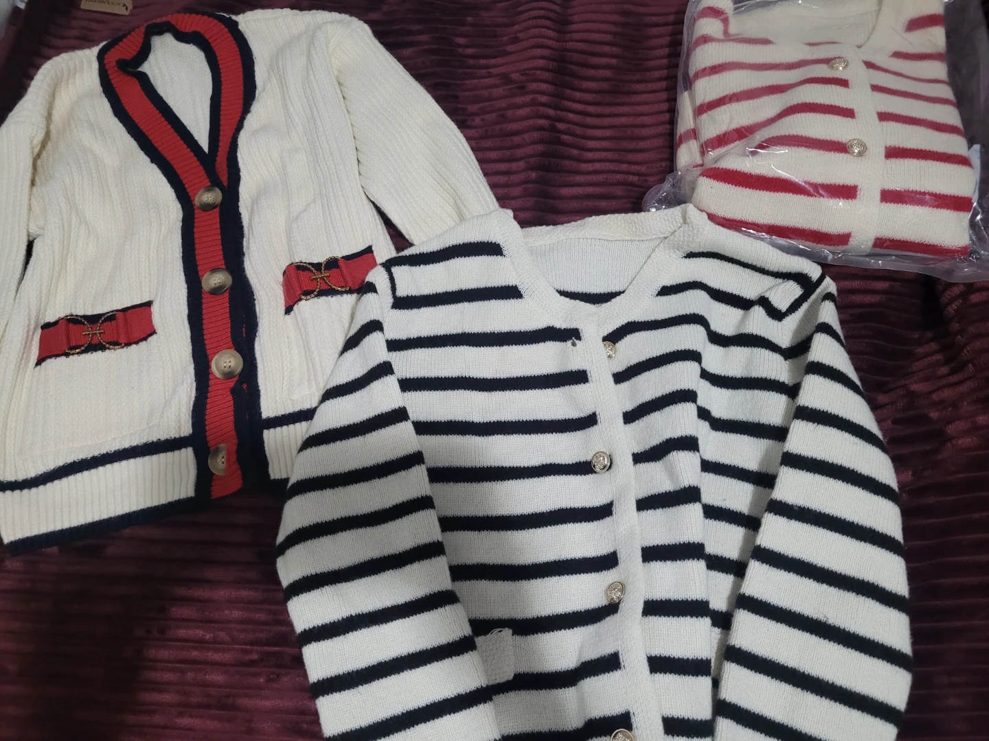 Set of 3 Knit Cardigans for 25