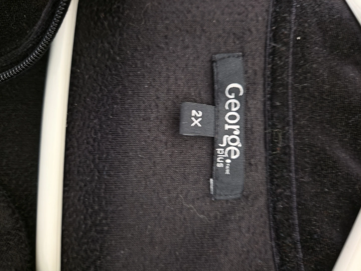 George Plus Black Zip-Up Velour Jacket - photo 2