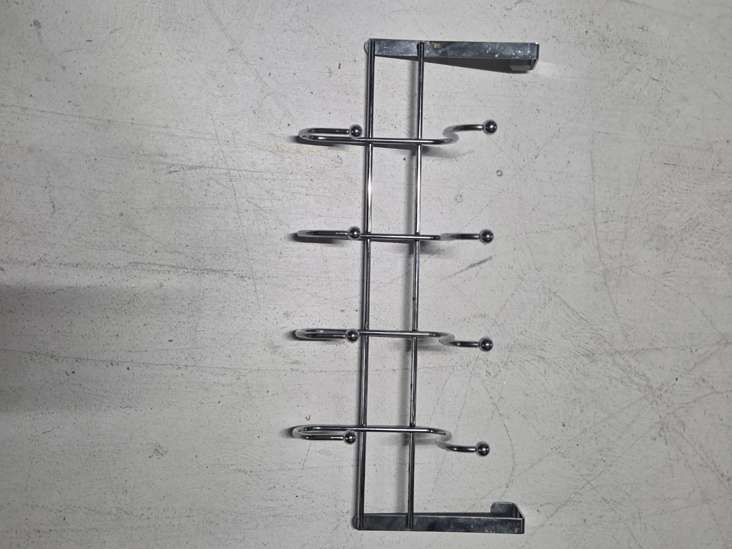 Chrome Over-the-Door Hook Rack - photo 3