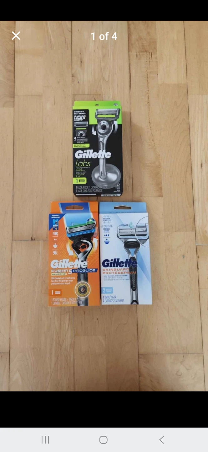 Gillette Labs, Fusion5 ProGlide, Skinguard Razor& Cartridge Sets