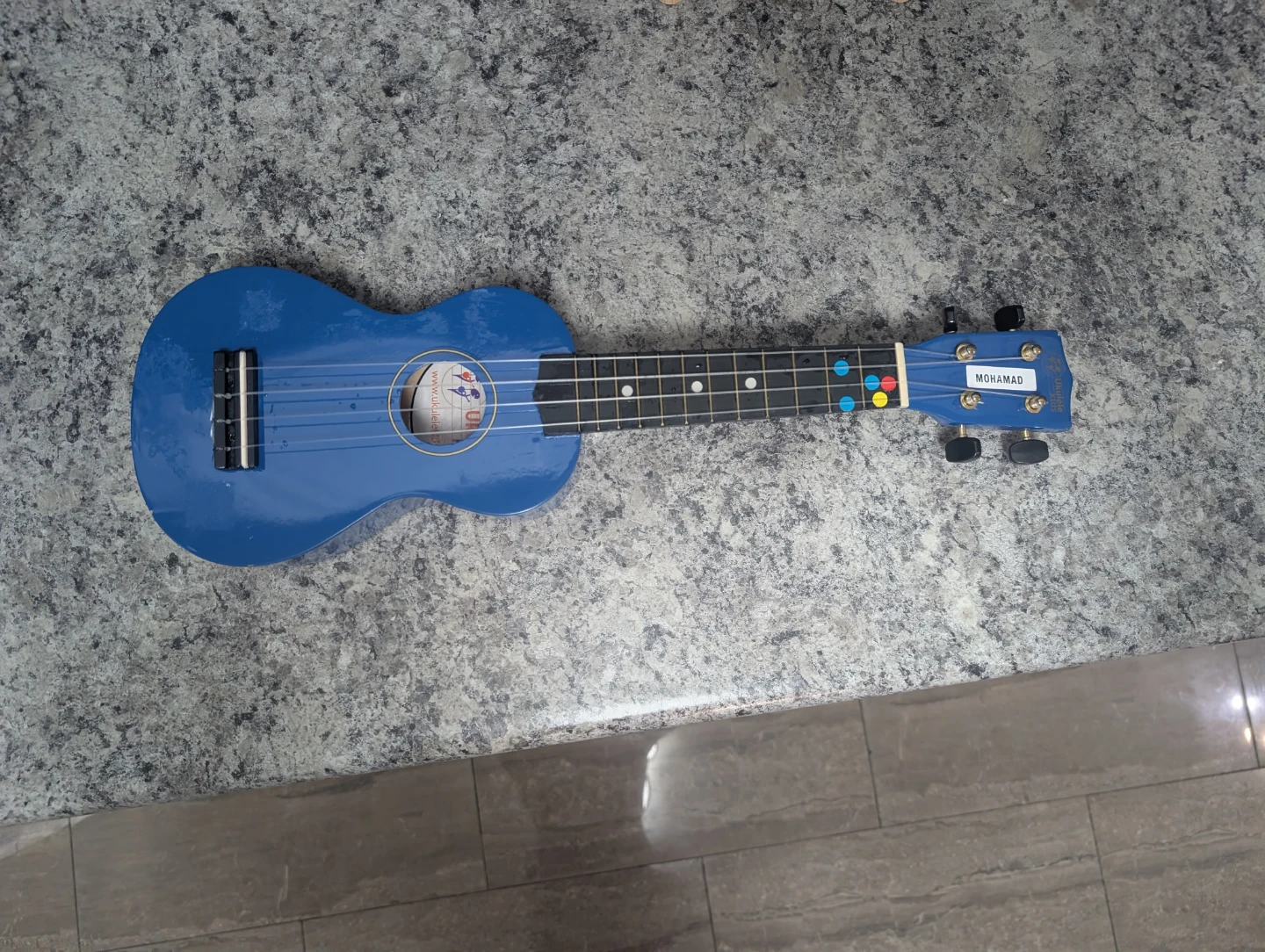 Ukulele Kids Blue Beginner Ukulele with Case
