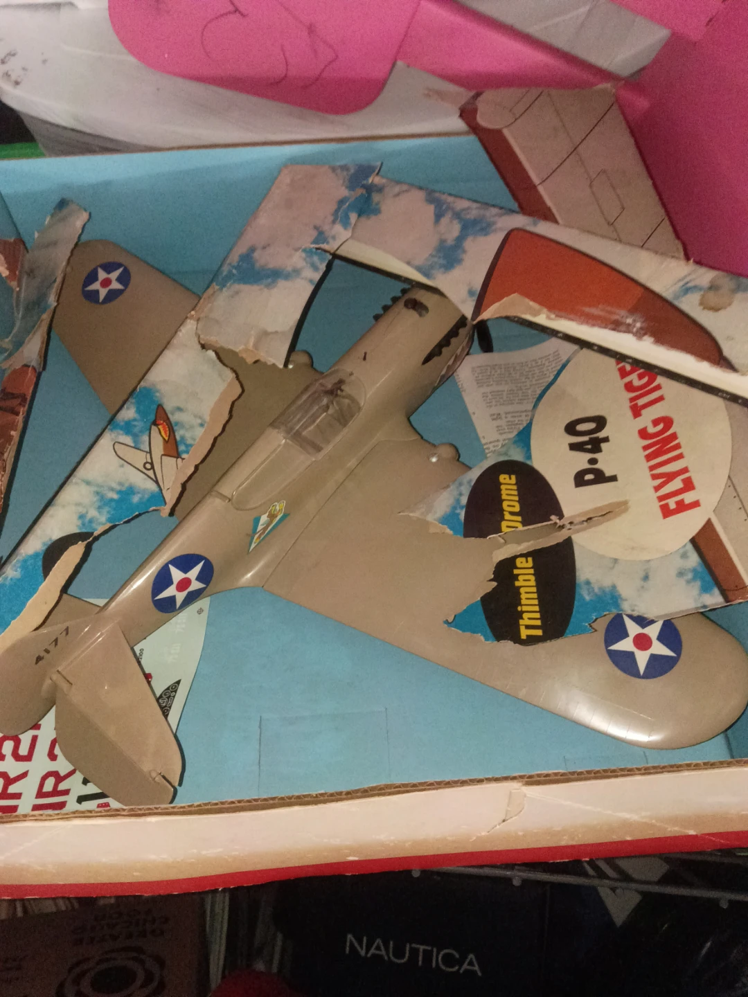 Thimble Drome P-40 Flying Tiger Model Plane