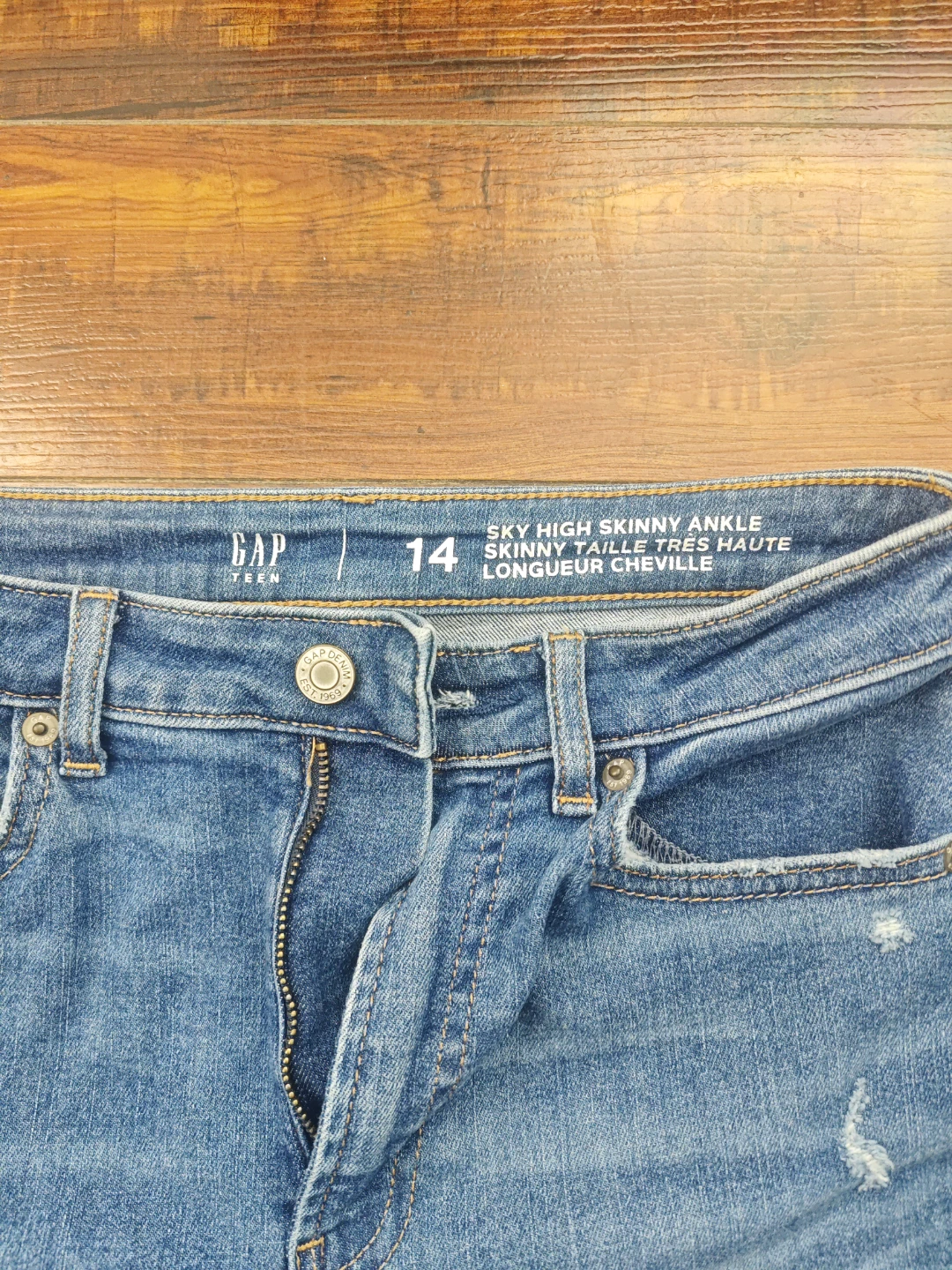 Gap Teen Sky High Skinny Ankle Jeans - photo 2