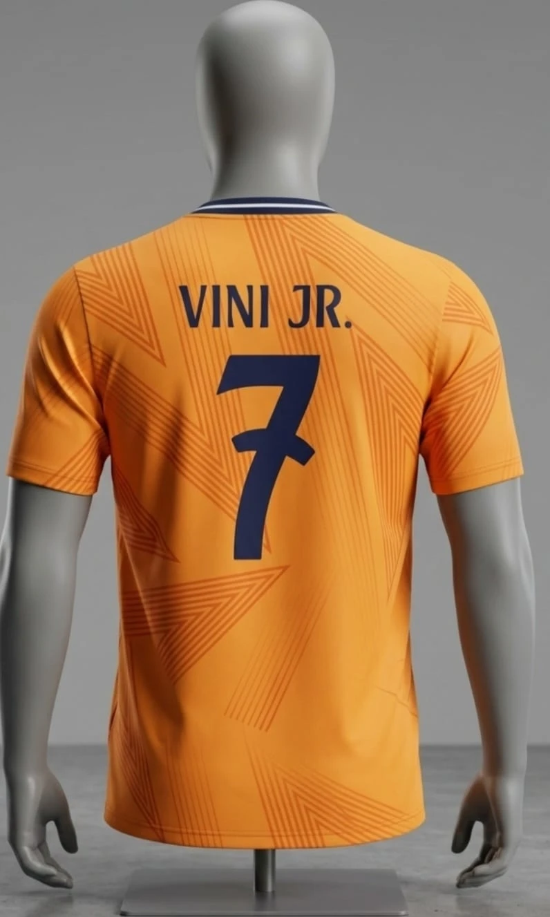 Real Madrid Emirates Jersey Vini Jr. #7 - size XXL