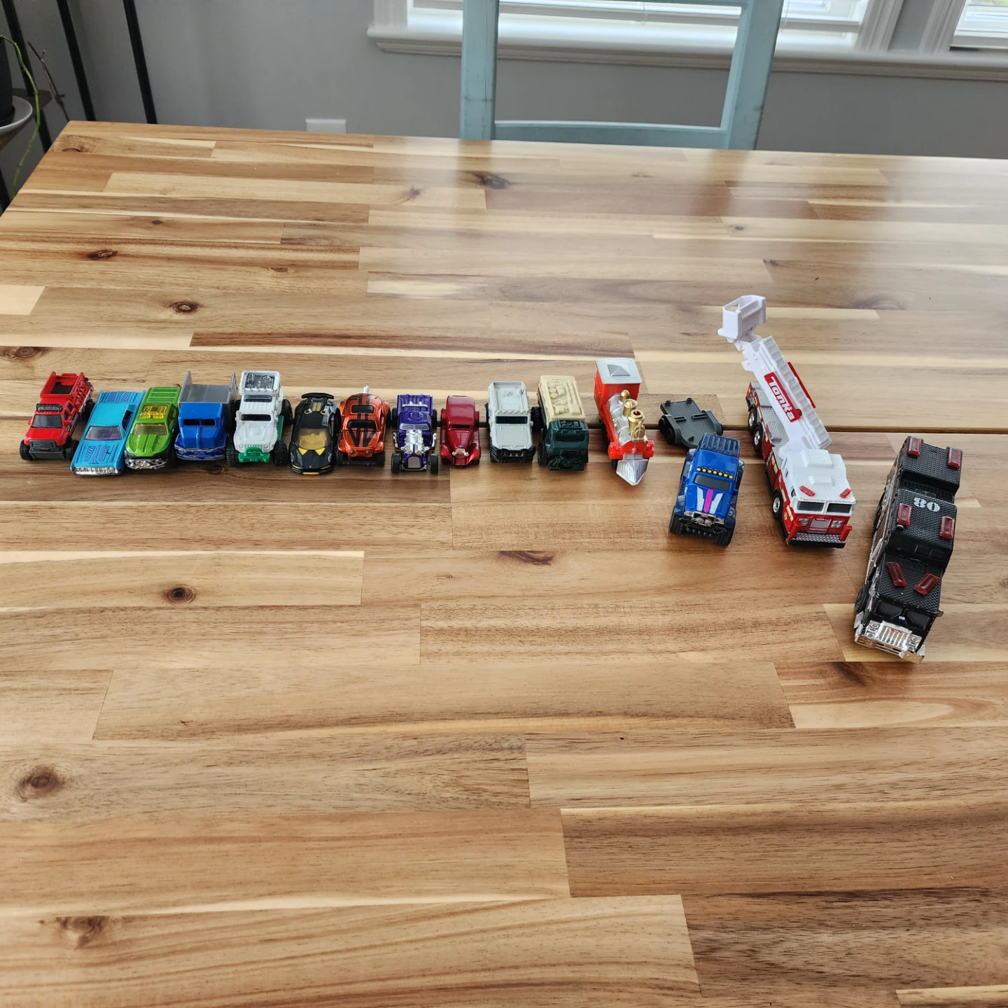 Lot of Toy Cars and Trucks