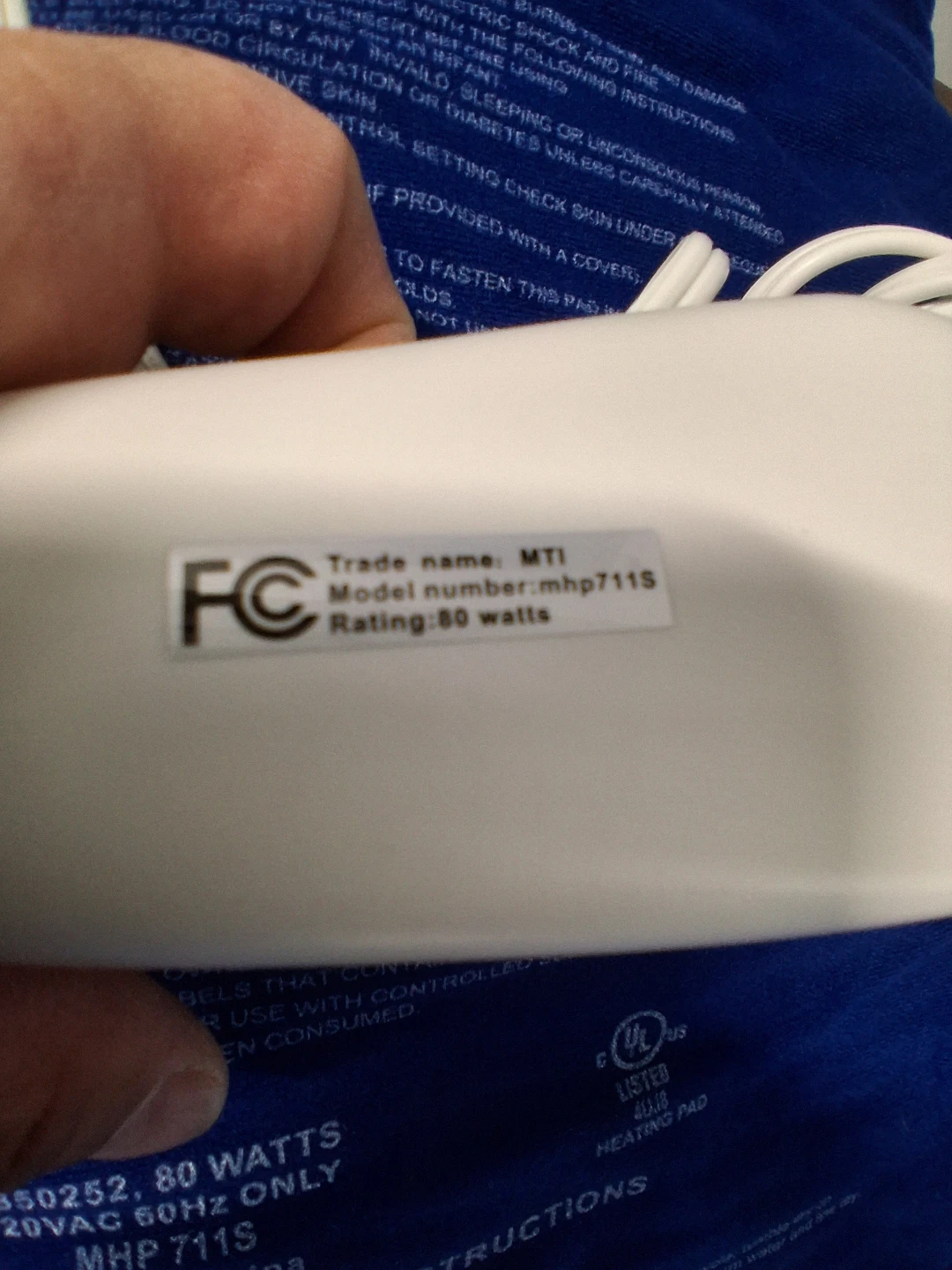 Walgreens Heating Pad Model MHP711S - photo 3