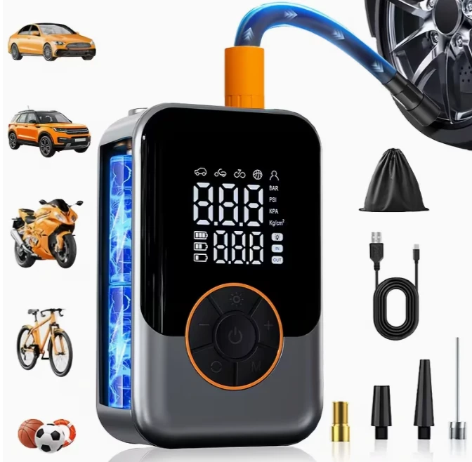 Tire inflator / air compress for car, bike, ball - photo 3