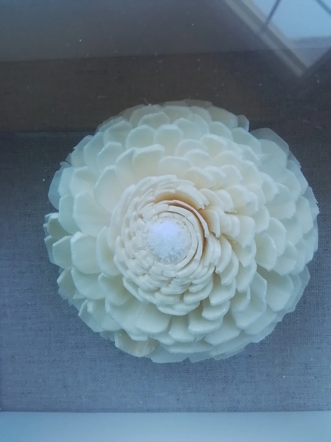 19" 3D Sola Wood Floral Shadow Box Wall Art - photo 3