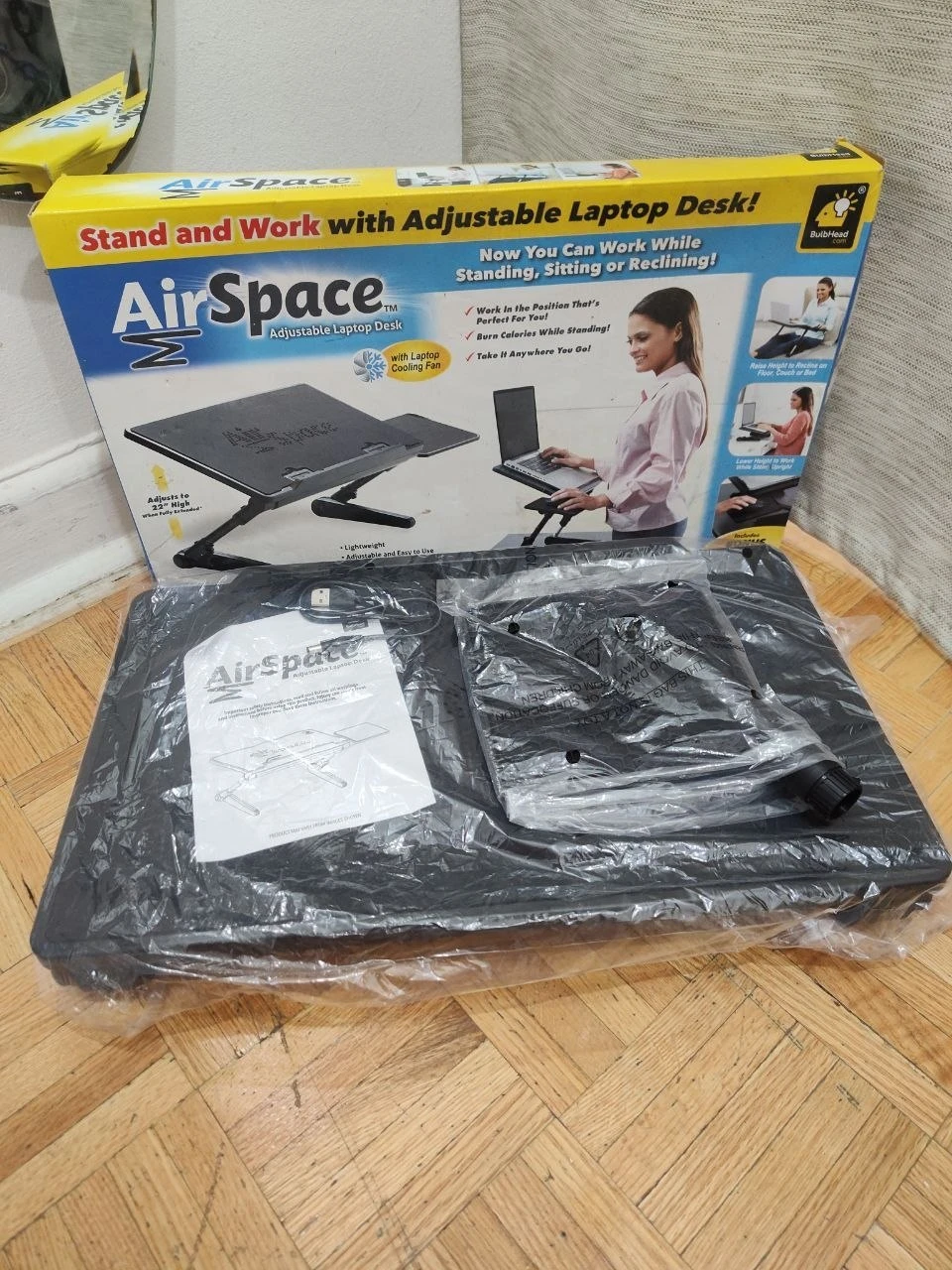 AirSpace Adjustable Laptop Desk by BulbHead