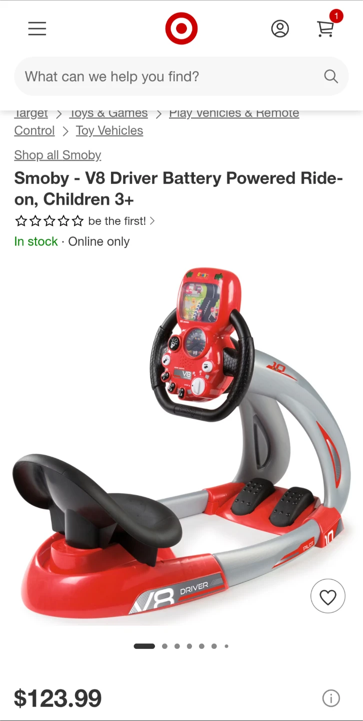 Smoby Pilot V8 Driver with Free App - photo 2