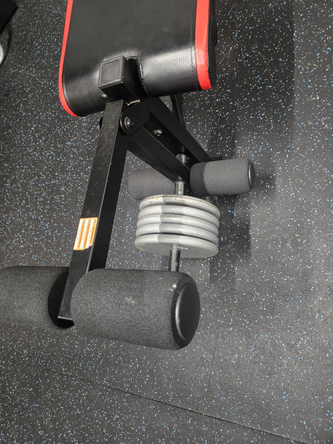 CAP Strength Weight Bench with Barbell and Weights - photo 4