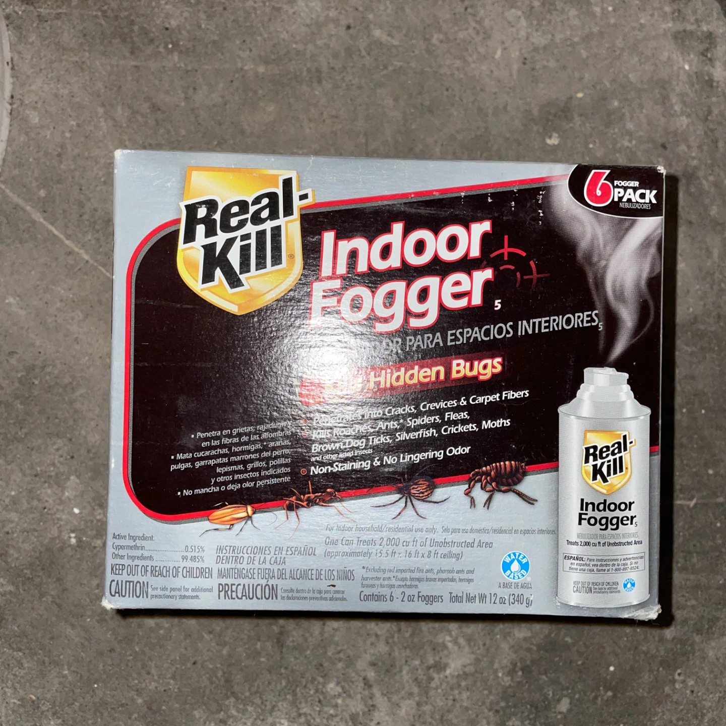 Real-Kill Indoor Fogger 6-Pack 🏈