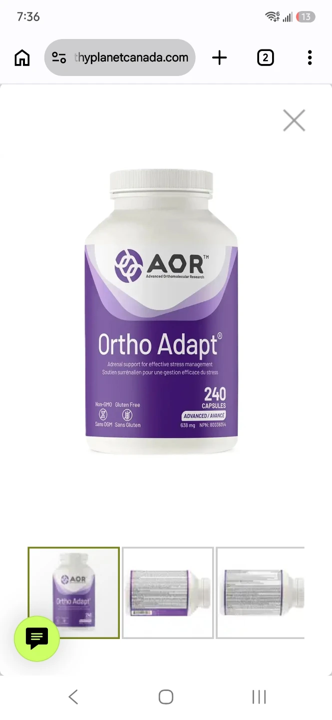 AOR Ortho Adapt 240 Capsules