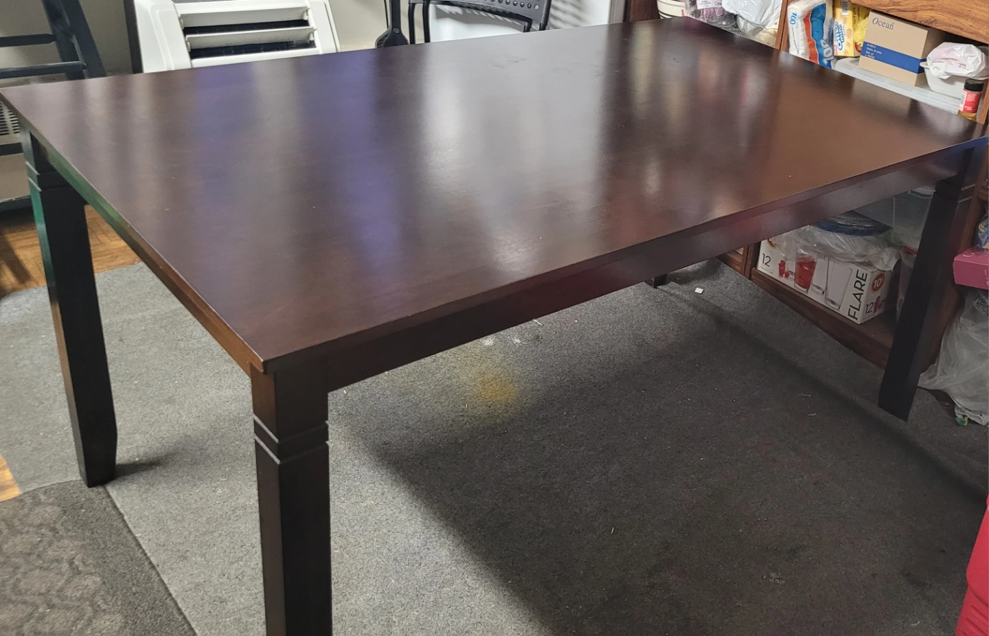 Dark Brown Dining Table
