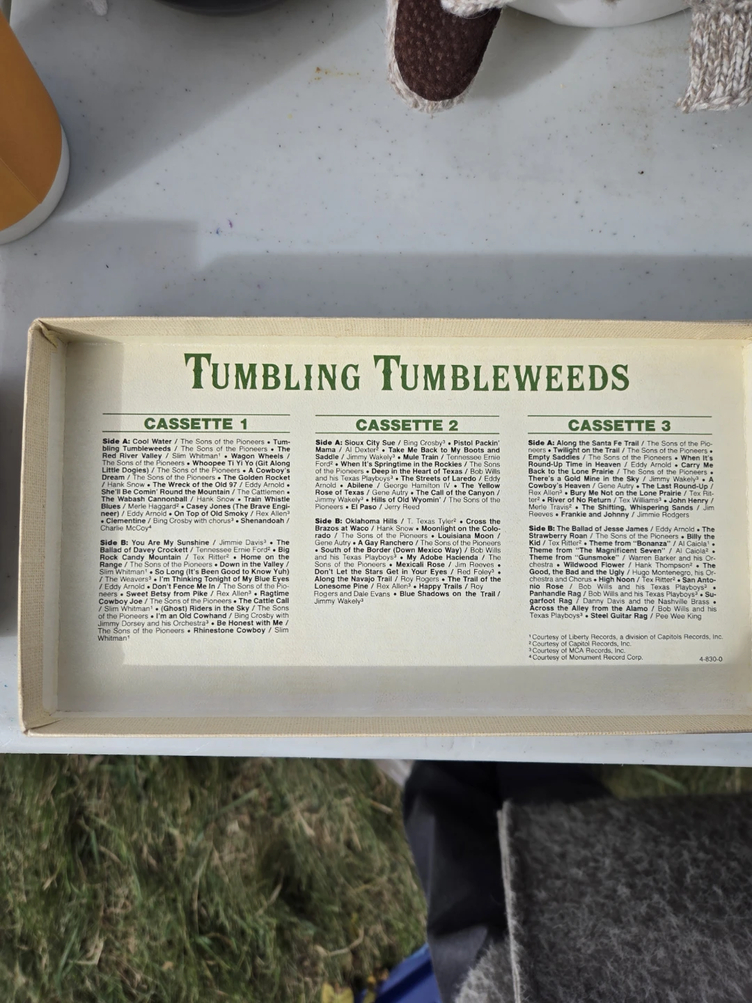 Reader's Digest Tumbling Tumbleweeds Cassette Set - photo 3