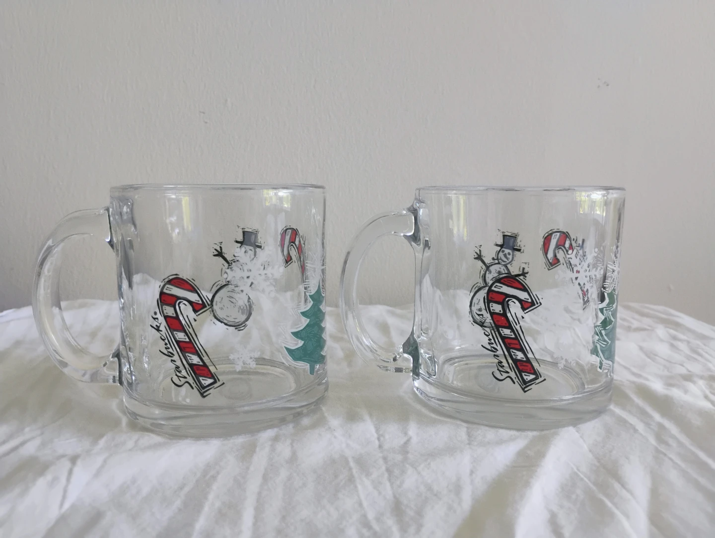 Starbucks Snowflake & Candy Cane Mugs (2) - photo 2