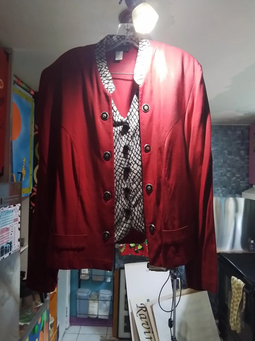 Vintage Sophisicate 2-in-1 Illusion Suit Jacket Blazer