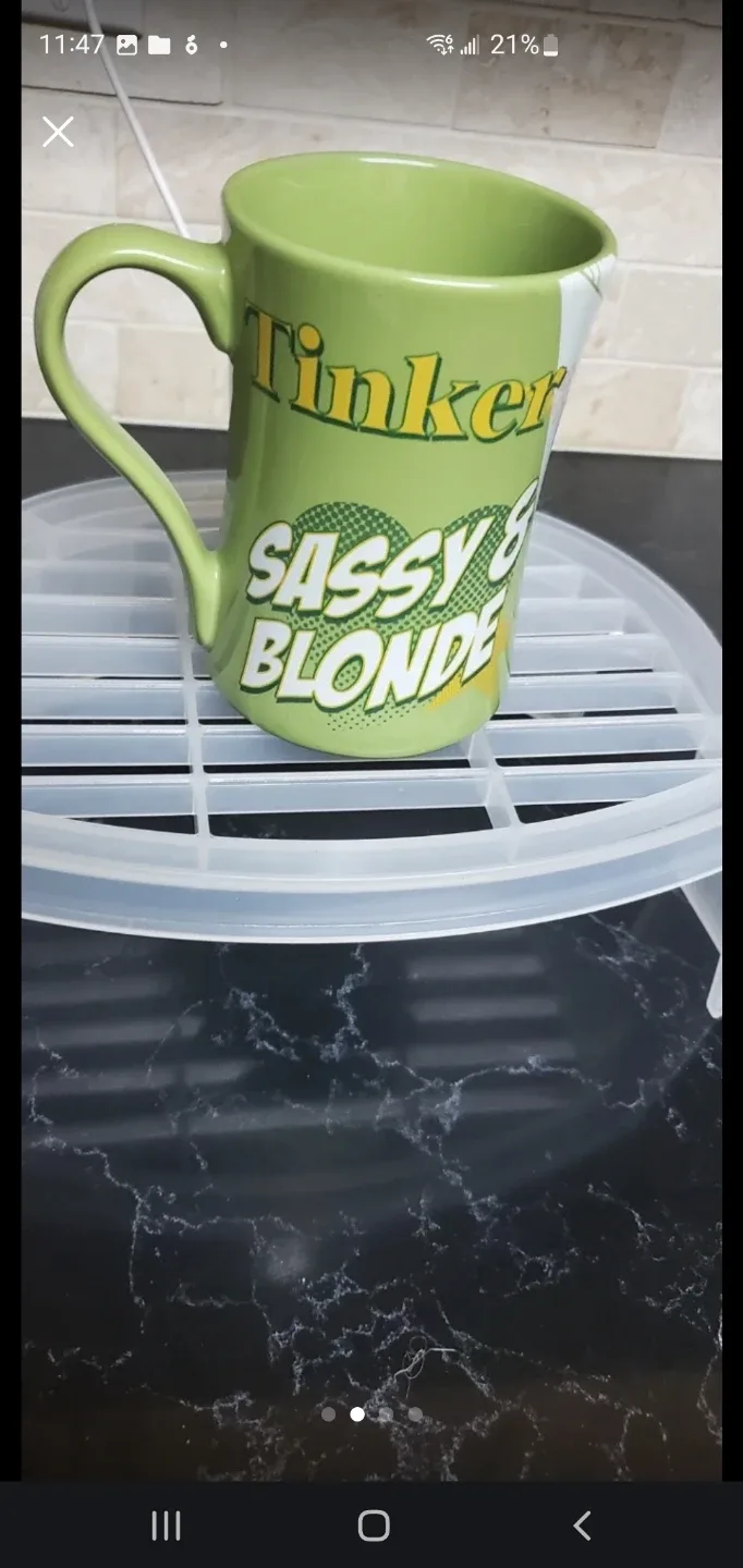 Disney Store Tinker Bell Mug🏈 - photo 3