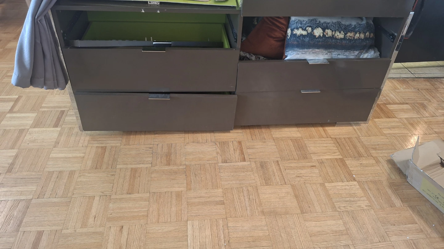 Modern Brown Low Profile Dresser