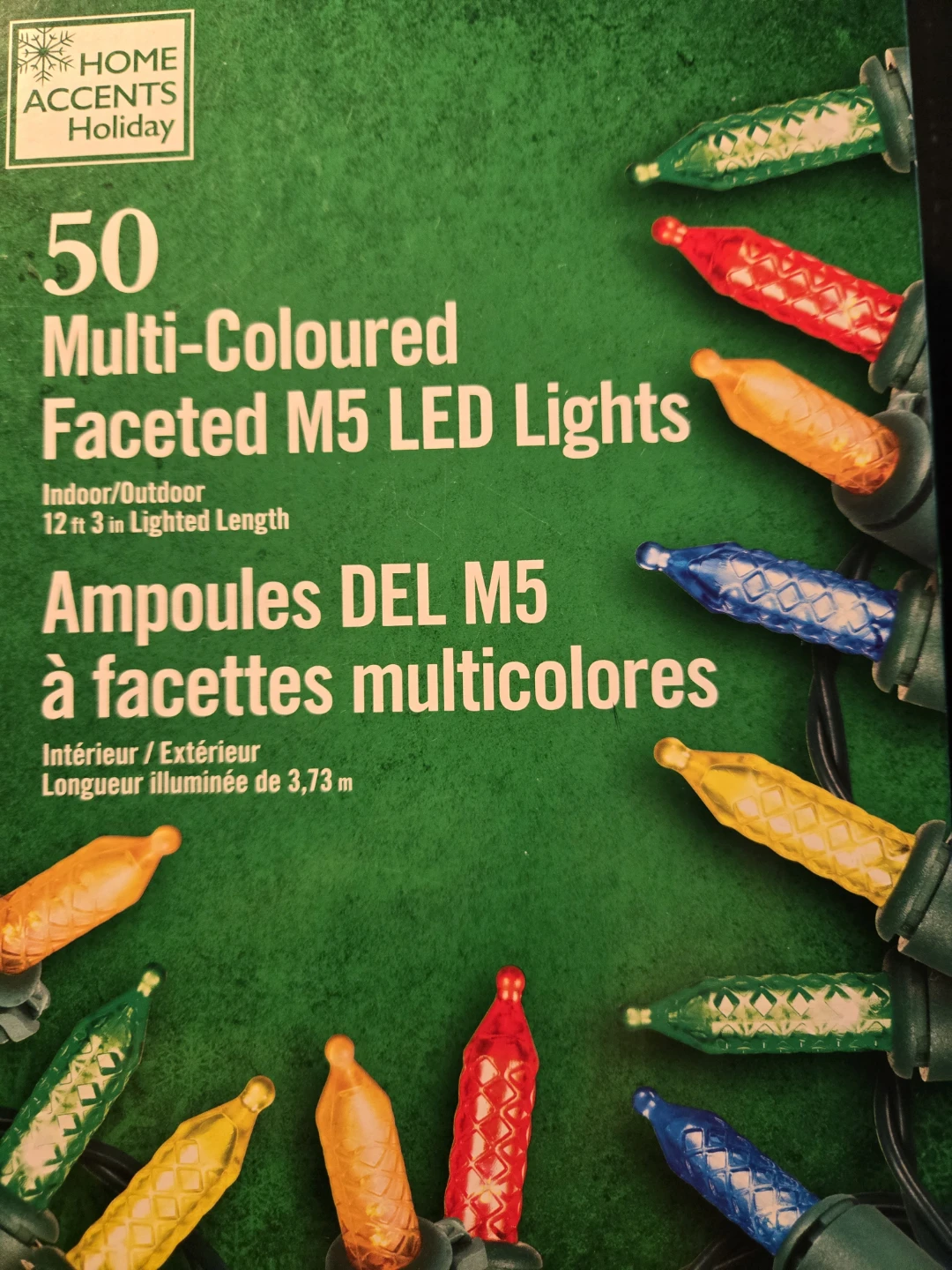 Home Accents Holiday 50 Multi-Coloured Christmas LED Lights