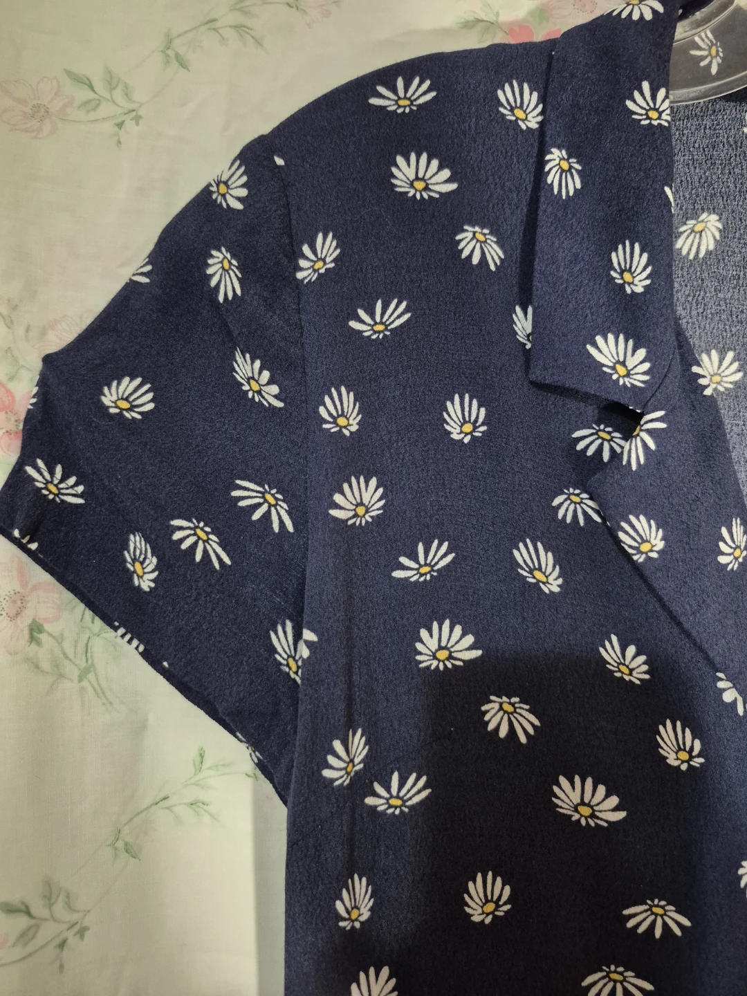 Wilfred Navy Daisy Print Dress XS - photo 5