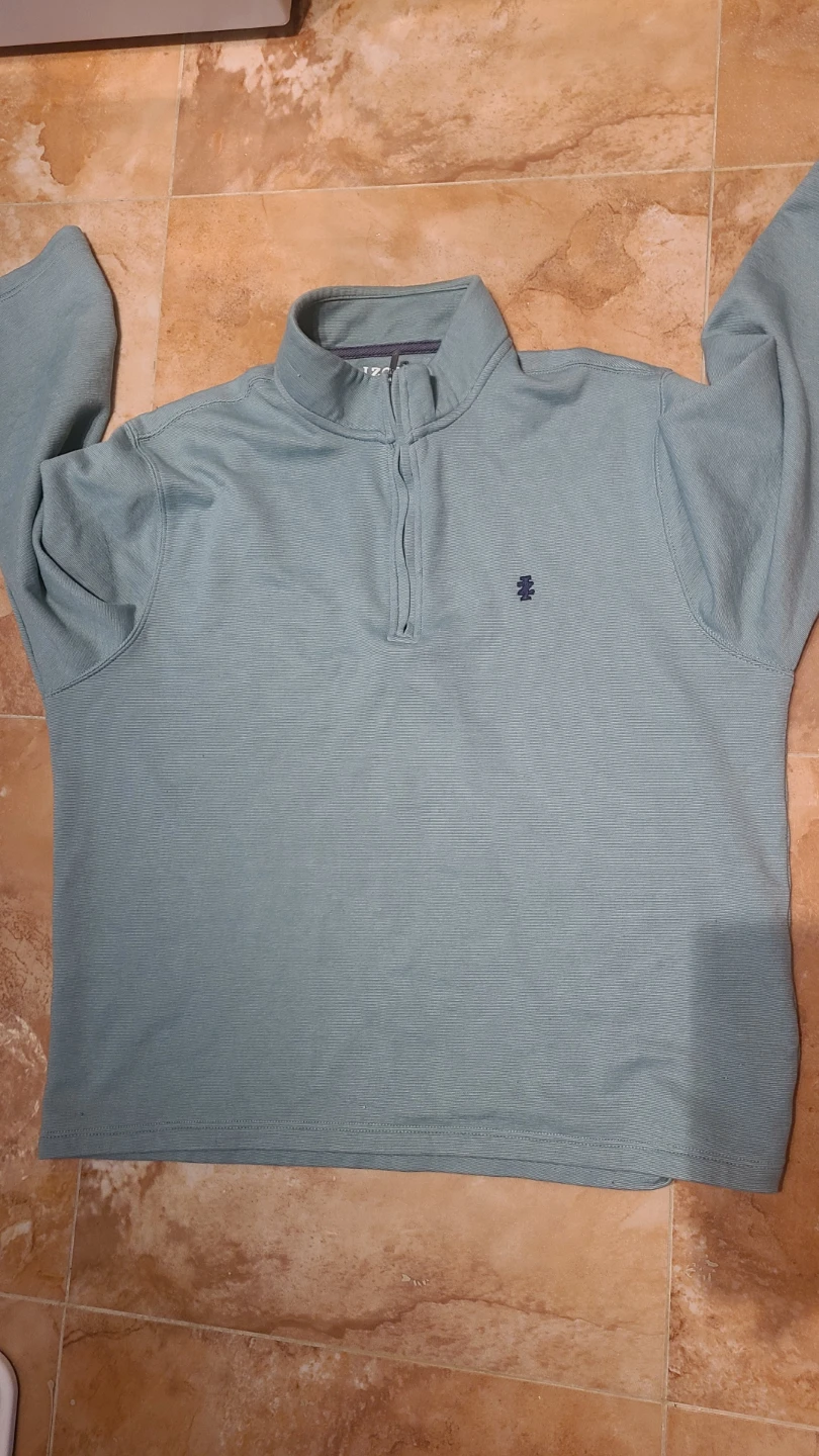 IZOD Quarter-Zip Pullover - Large