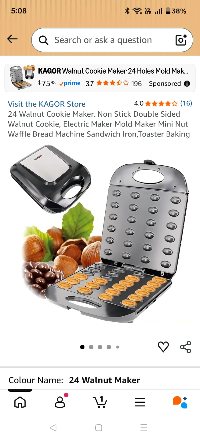 Mixdor Electric Nut Walnut Cookie Maker - photo 5