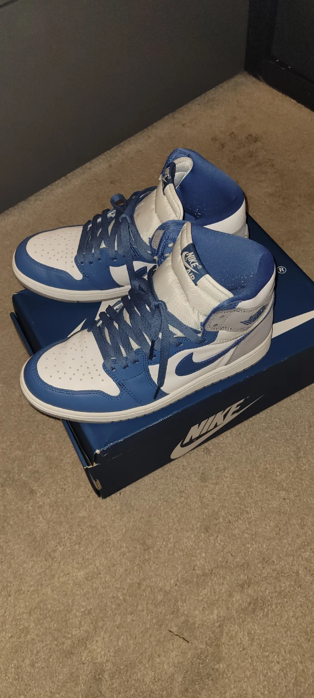Nike Air Jordan 1 High Blue Grey US 9 - photo 3