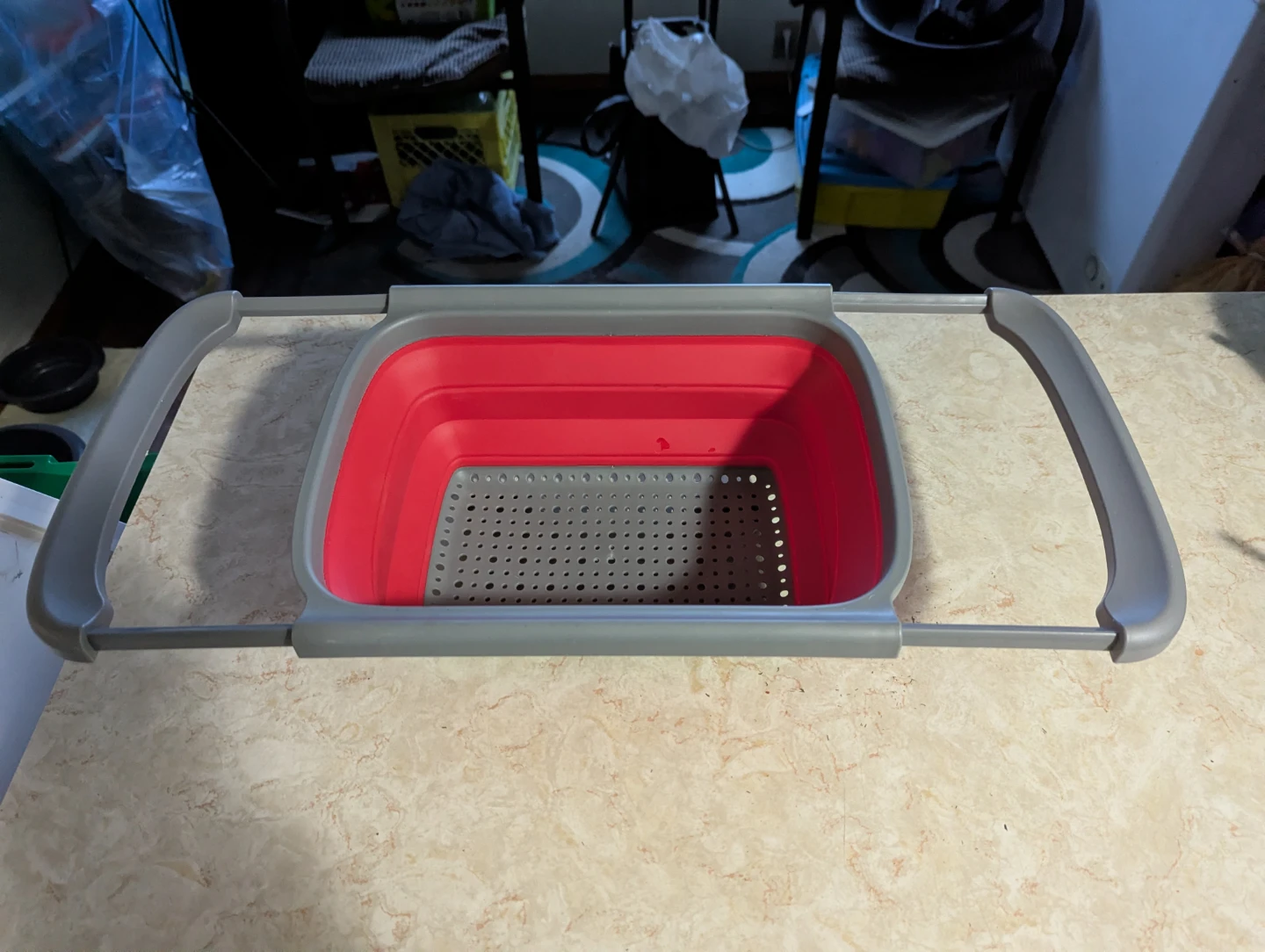 Anaeat Gray Collapsible Colander 6qt. - photo 3