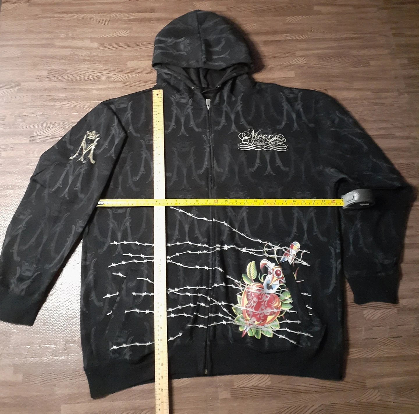 Mecca Jeans Co. Full Zip Hoodie VINTAGE  Y2K