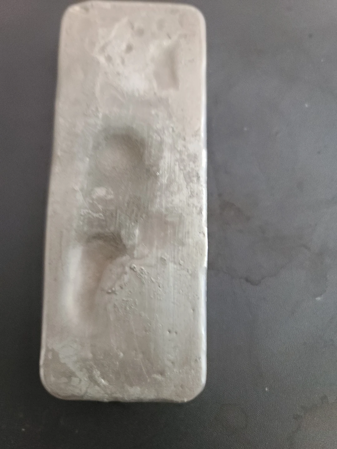Solid Silver casting block