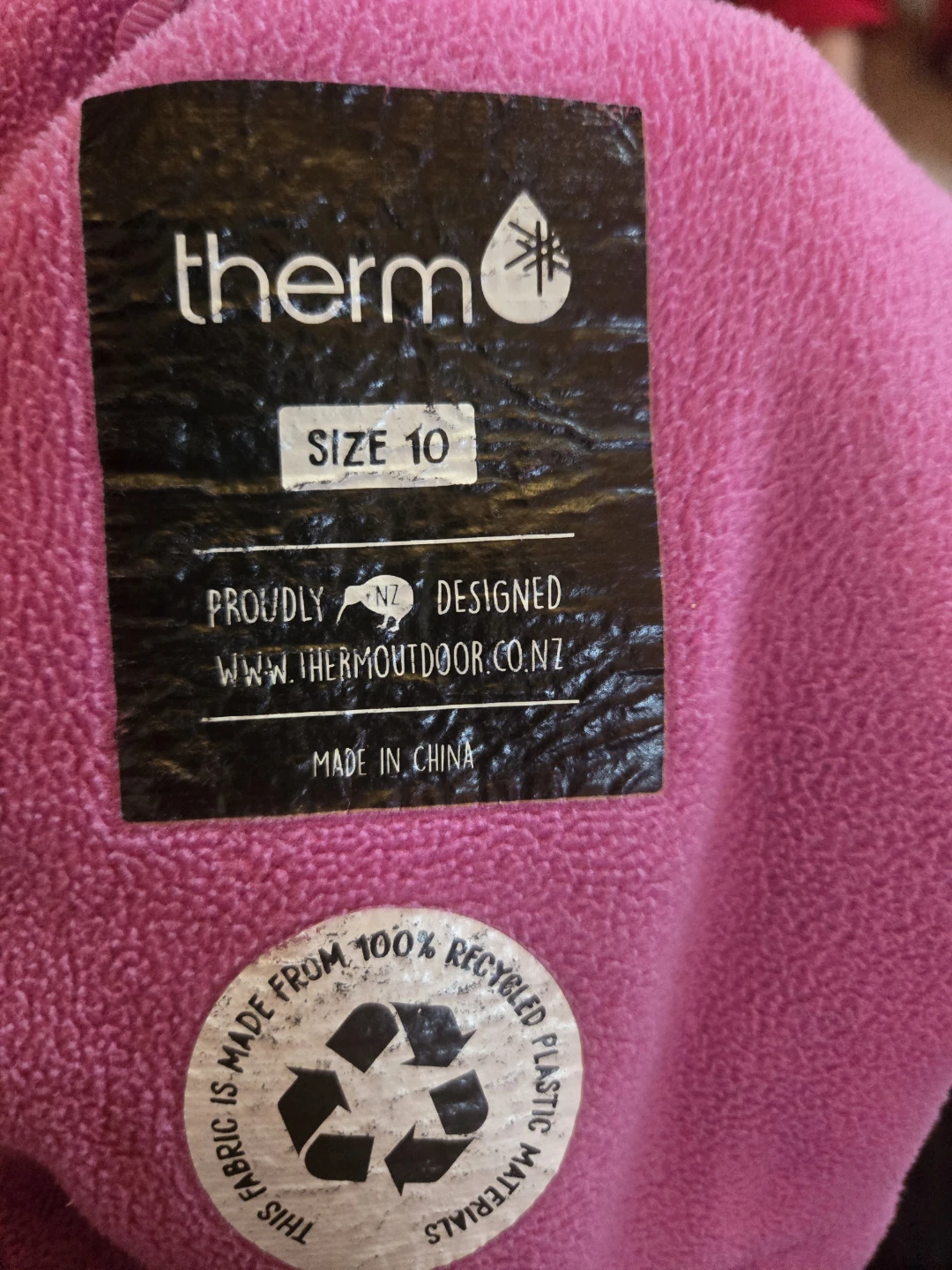 Therm Leopard Print Winter Jacket Size 10
