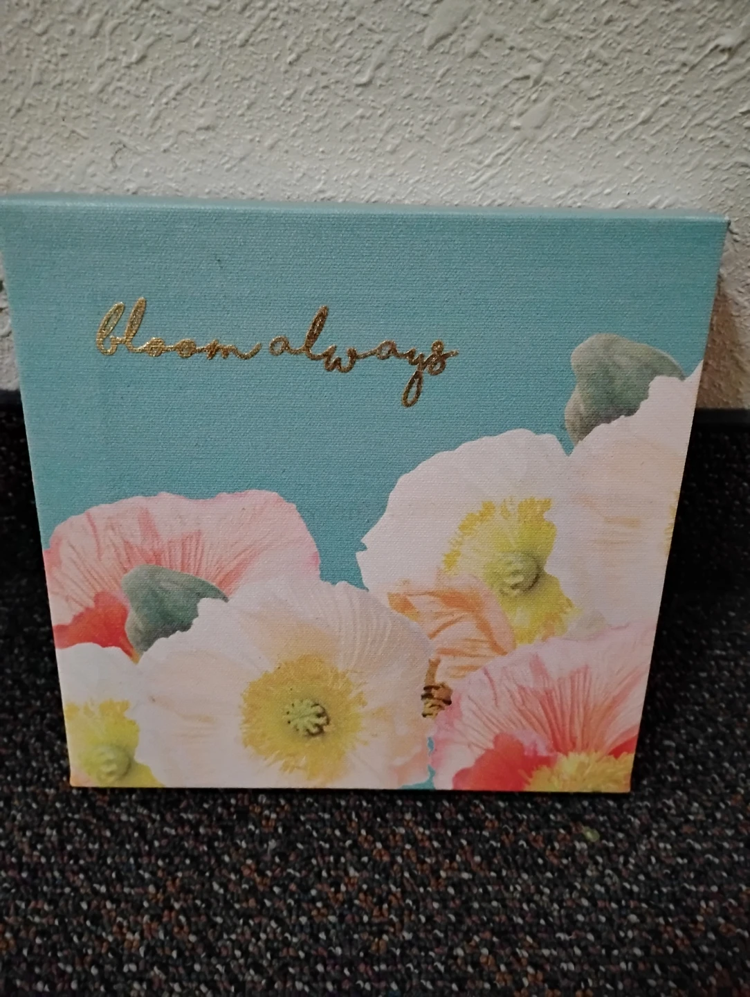 Bloom Always Floral Canvas Wall Art