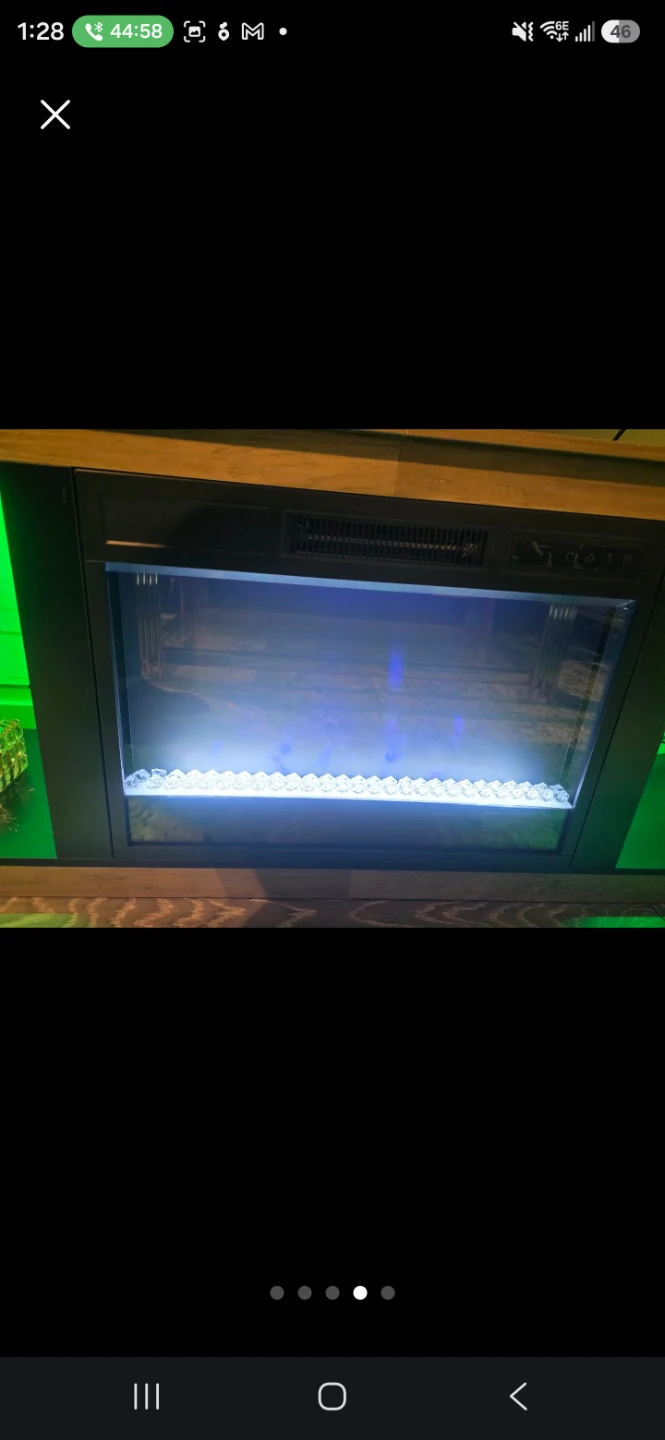 Media Console with Electric Fireplace - photo 3