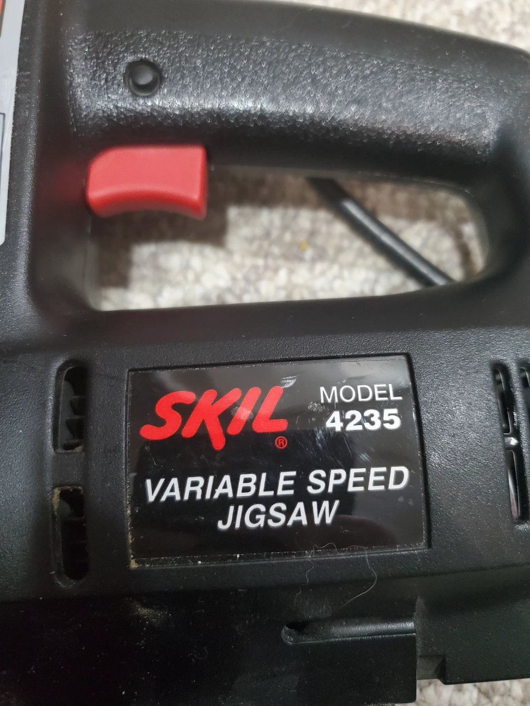 SKIL Model 4235 Variable Speed Jigsaw - photo 4