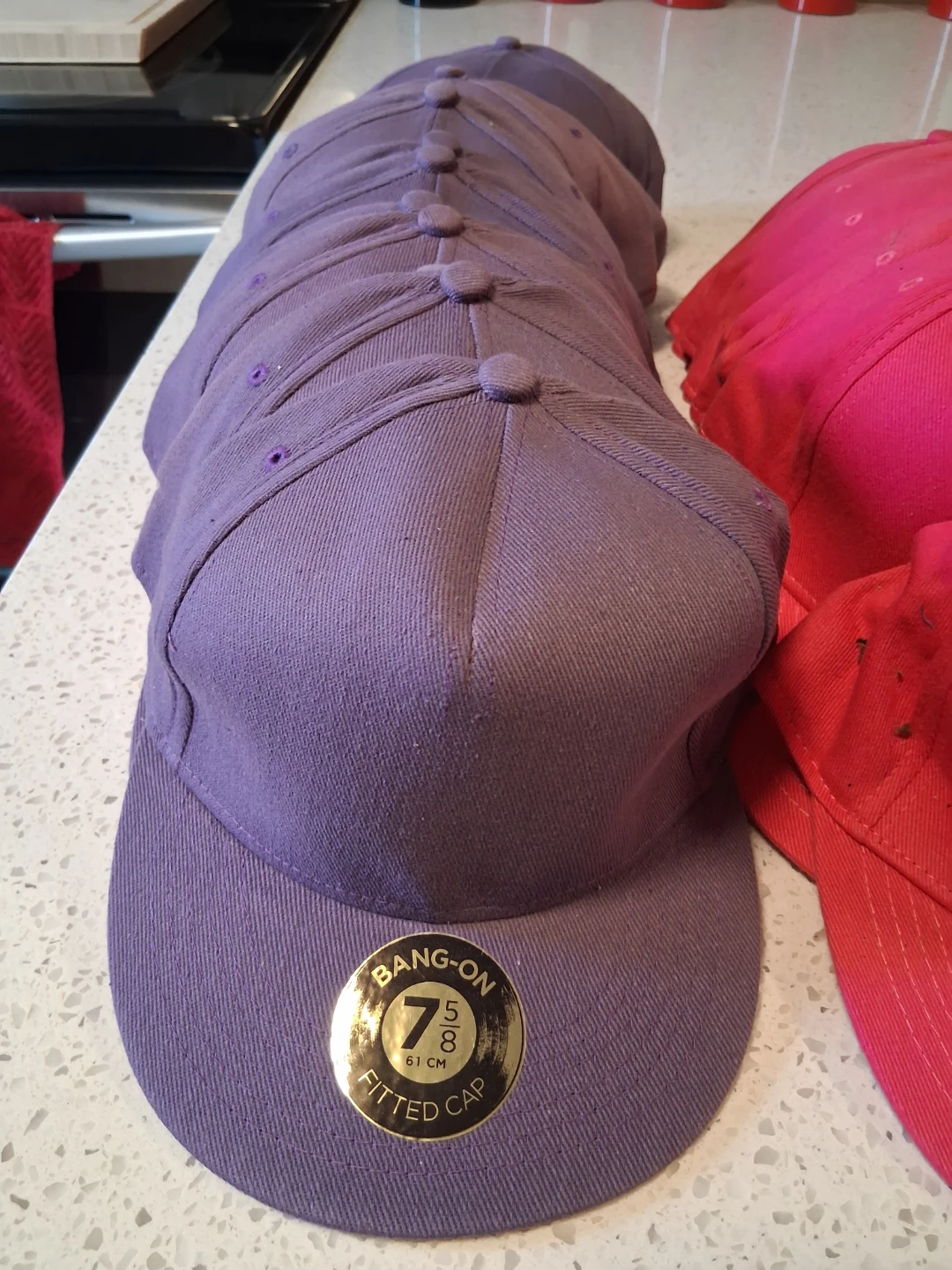 Large fitted hats