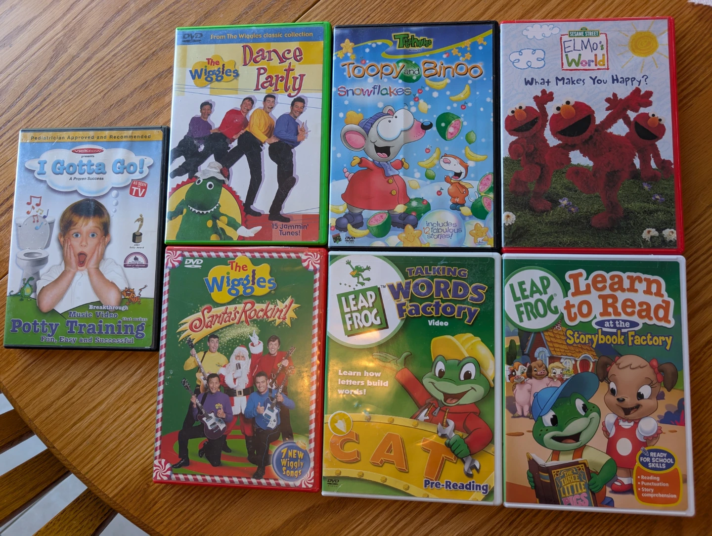 Set of 7 Children's DVDs