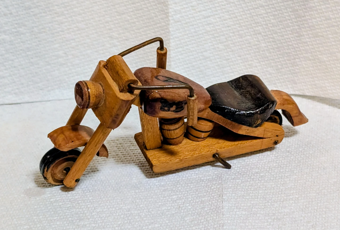 Set of 4 handcrafted wooden vehicle figurines - photo 5