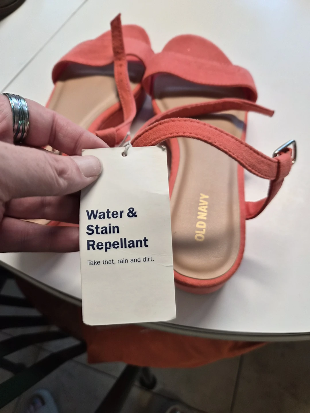 Old Navy Coral Platform Sandals - photo 5