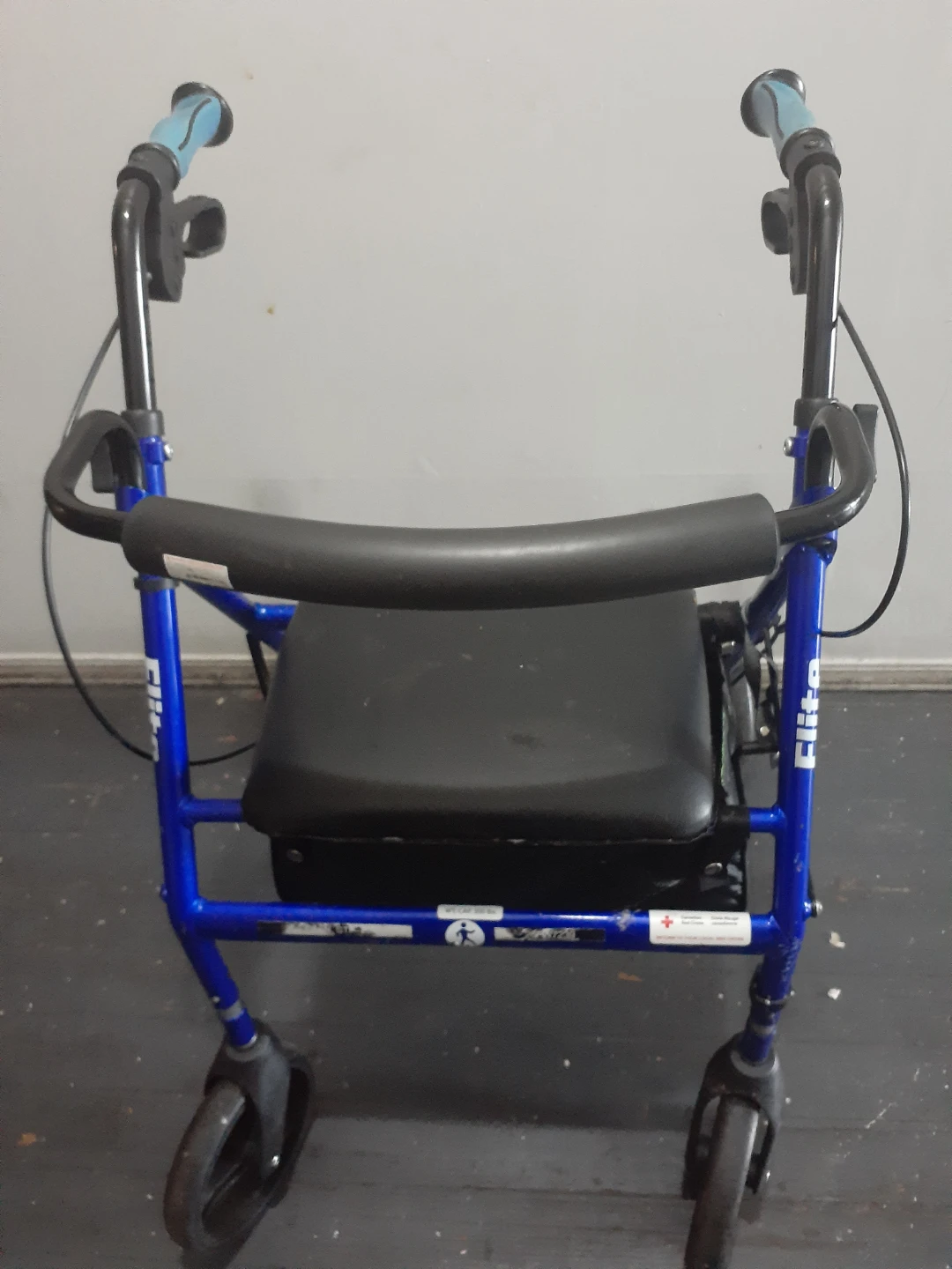 Elite Blue Rollator Walker