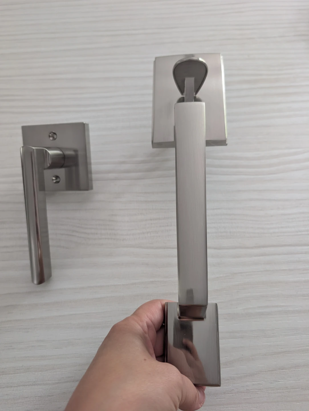 Satin Nickel Door Handle