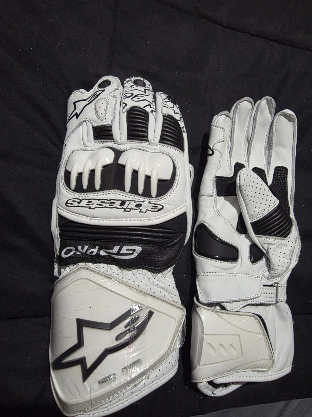 Alpinestars GP Pro Motorcycle Gloves - White, Large - photo 3