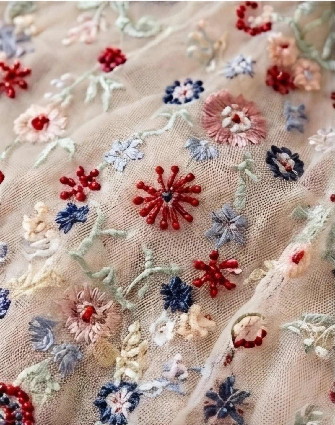 Needle and thread Floral Embroidered Mesh Dress - photo 3