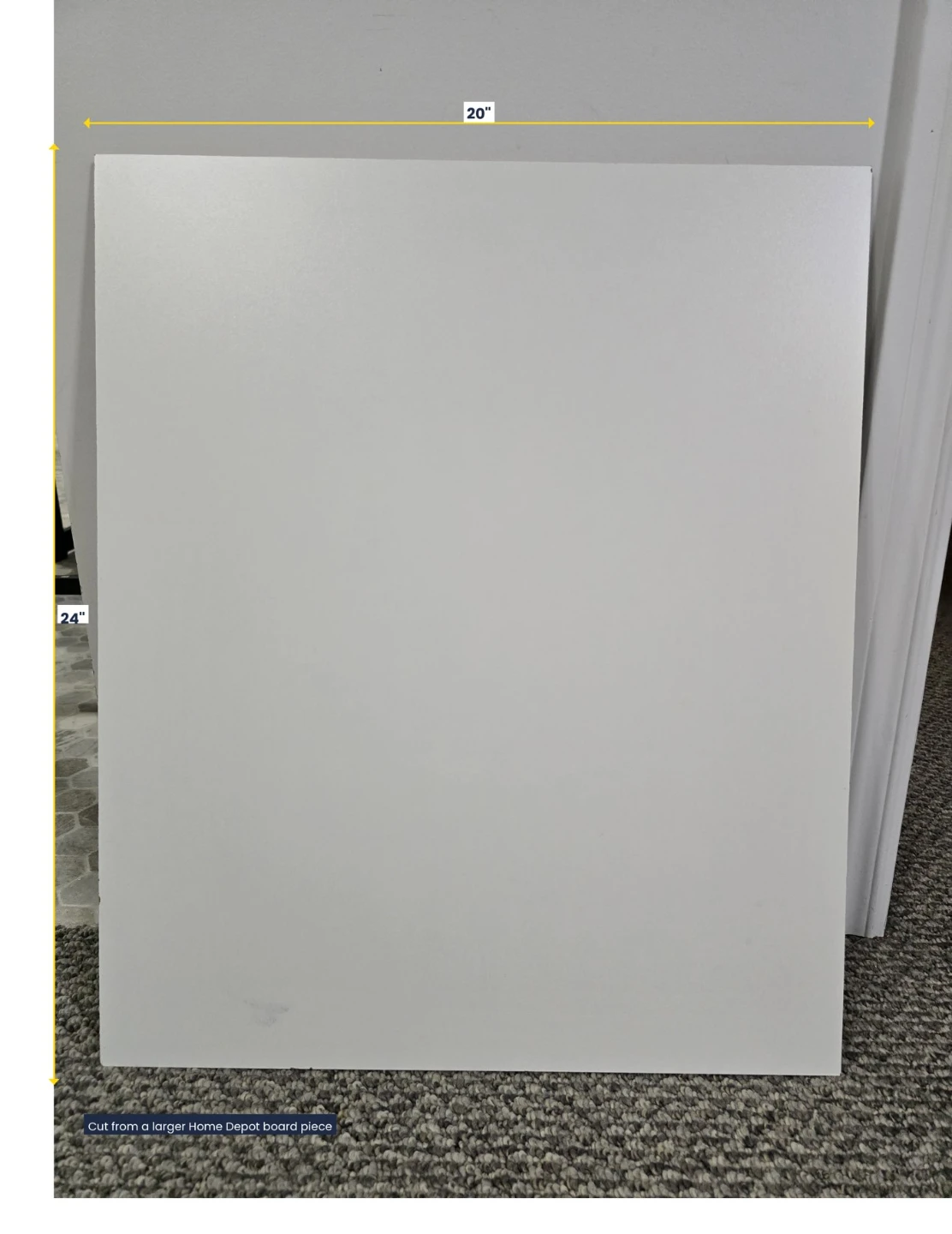 White Melamine Panel - photo 2