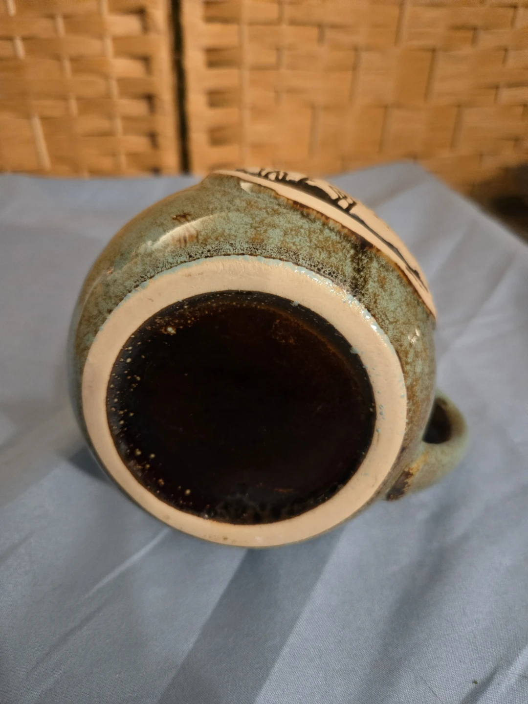 Vintage Handcrafted Studio Pottery Mermaid Mug - photo 2