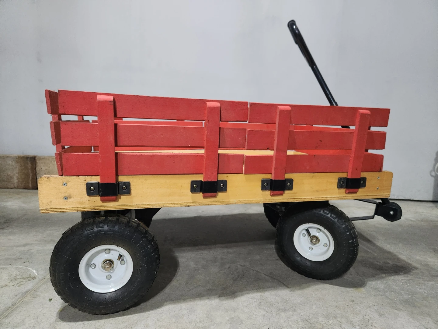 Red Wooden Wagon