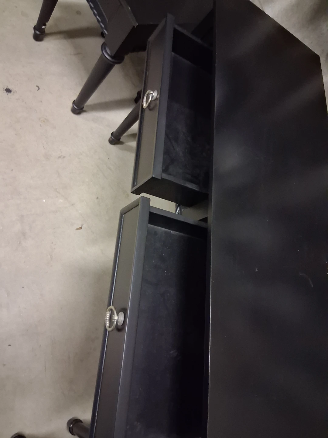 Black Console Table and End Tables Set - photo 2