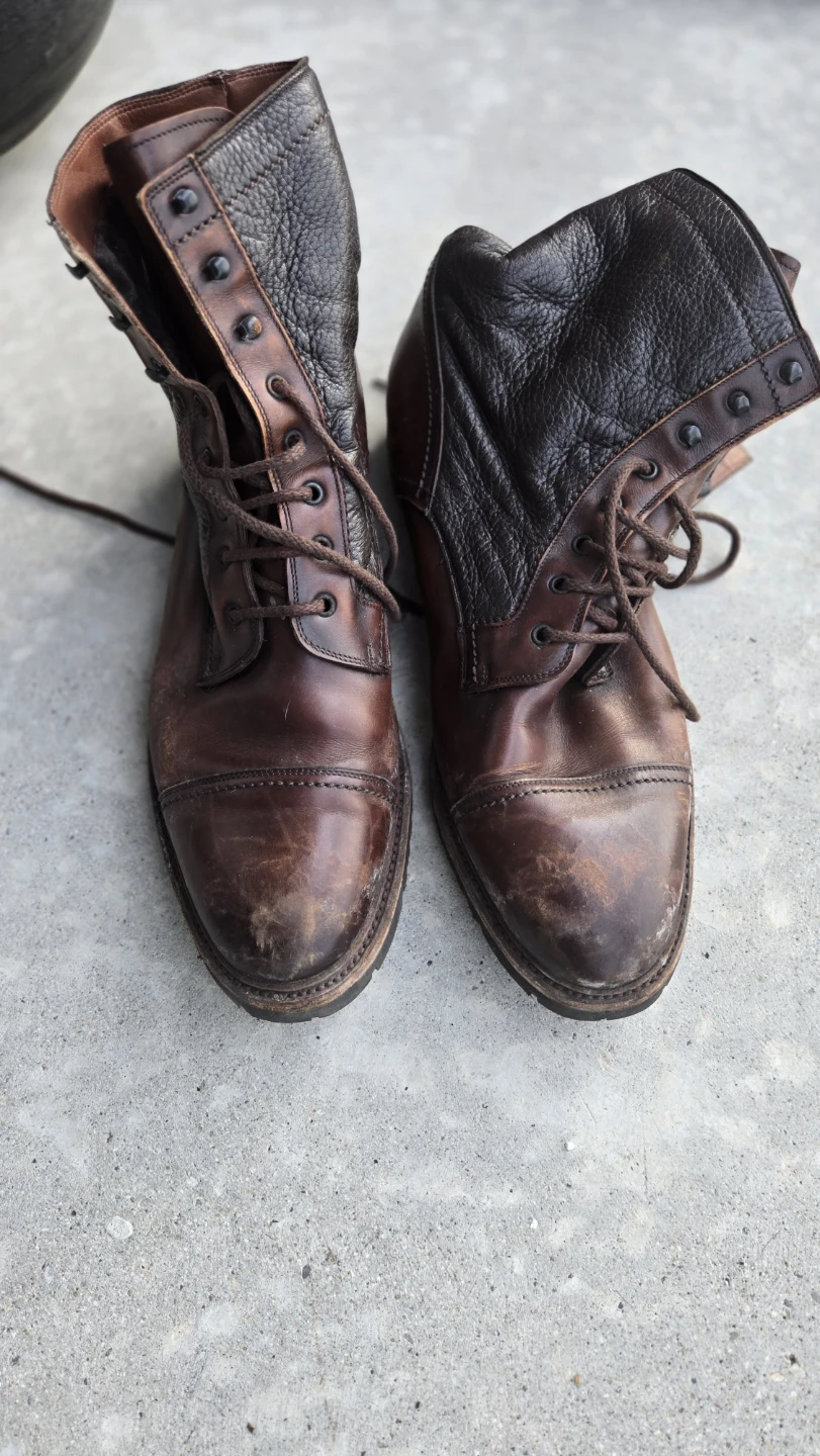 Pertini Leather Boots - Size 45
