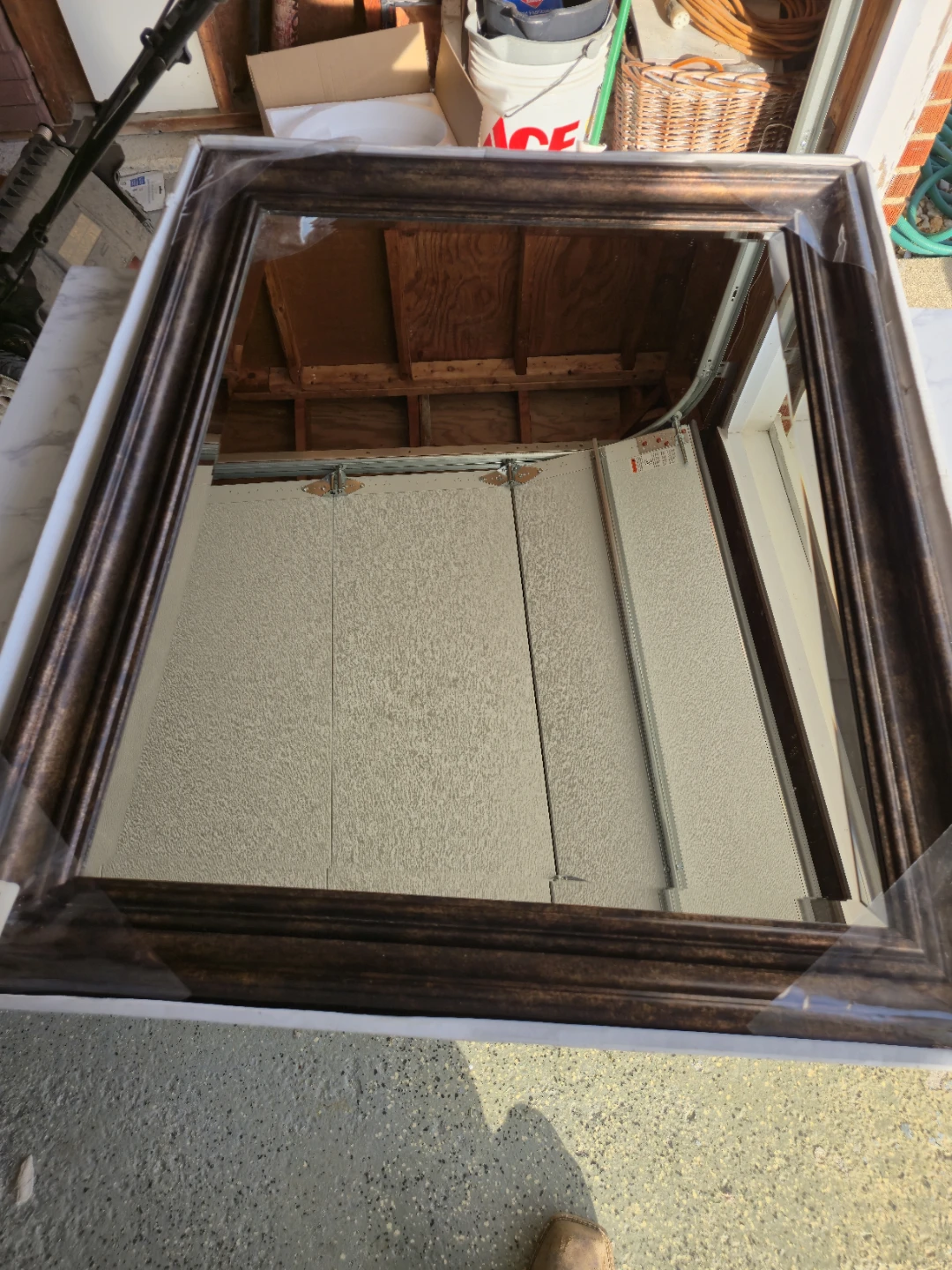 BRAND NEW Matching Set of 2 Elements Framed Beveled Mirrors - photo 5
