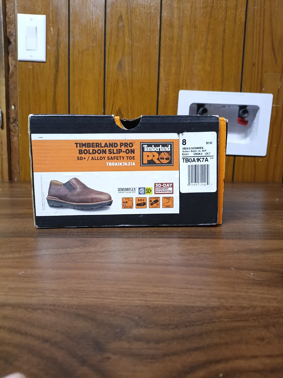 Timberland PRO Boldon Slip-On Safety Shoes - Size 8